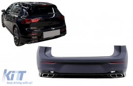 Rear Bumper suitable for VW Golf 8 VIII Hatchback Mk8 MQB (2020-2023) R Line Design-image-6127241