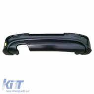 Rear Bumper suitable for VW Golf V (5) 03-08 R32 Look with Left Exhausts Glossy Black from ABS Plastic 1pc-image-6312629