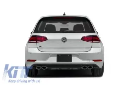 Rear Bumper suitable for VW Golf VII (7) 13-19 Upgrade to R 7.5 Look 17-19-image-6327976