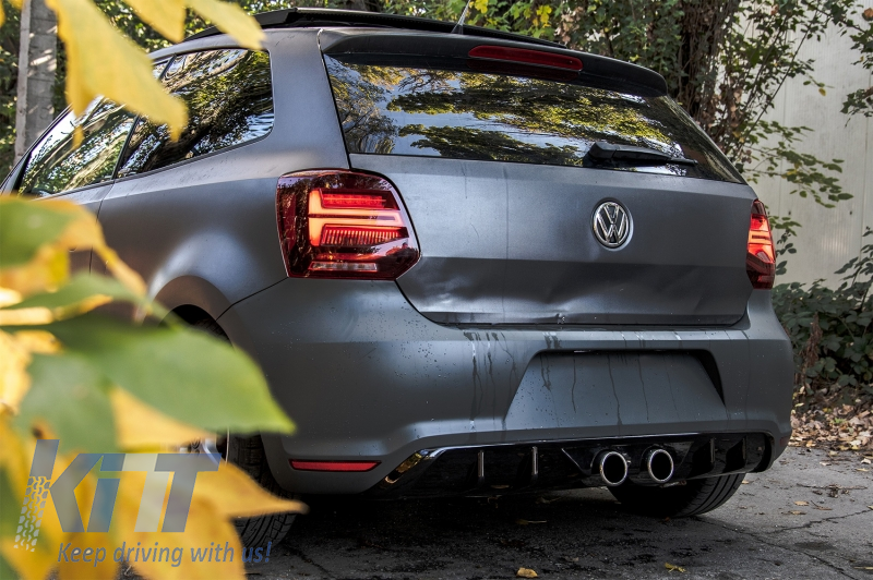 Rear Bumper suitable for VW Polo 6R (2009-2018) R400 Design