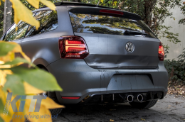 Rear Bumper suitable for VW Polo 6R (2009-2018) R400 Design Without PDC-image-6053385