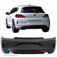image-1-Rear Bumper suitable for VW Scirocco 14-17 Facelift R20 Look