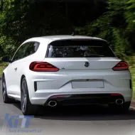 Rear Bumper suitable for VW Scirocco 14-17 Facelift R20 Look-image-6293976