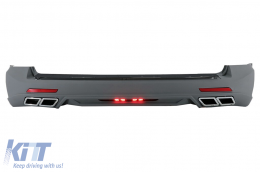 Rear Bumper suitable for VW Transporter Multivan Caravelle T5 & T5.1 Facelift (2003-2015) Sportline Design-image-6067869