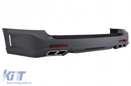 Rear Bumper suitable for VW Transporter Multivan Caravelle T5 & T5.1 Facelift (2003-2015) Sportline Design-image-6067870