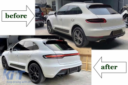Rear Bumper Tailgate Conversion Kit suitable for Porsche Macan 95B (2014-2023) Upgrade to GTS Design-image-6127885