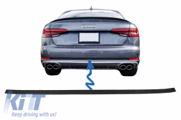 Rear Bumper Trim suitable for Audi A4 B9 8W (2016-2018) Sedan Avant S-Line Design For Normal Bumper