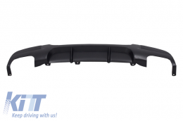 Rear Bumper Twin Double Diffuser suitable for BMW E90 3 Series M Performance Design (2004-2012) - RDBME90MPDO