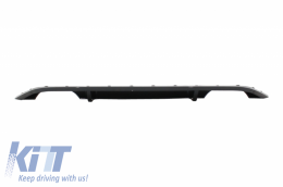 Rear Bumper Valance Air Diffuser suitable for VW Golf 7 VII (2013-2016) R Design-image-6046778
