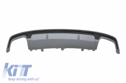 Rear Bumper Valance Air Diffuser suitable for AUDI A7 4G Facelift (2015-2018) S7 Design