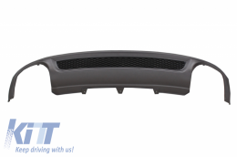 Rear Bumper Valance Air Diffuser suitable for Audi A4 B8 Pre Facelift Limousine Avant (2008-2011) S-Line Design only Standard Bumper