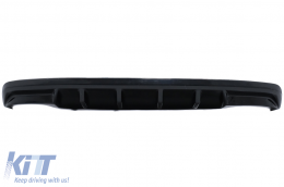 Rear Bumper Valance Air Diffuser suitable for Skoda Octavia III 5E Sedan Wagon (2013-2019) Piano Black - RDSKO3