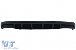 Rear Bumper Valance Air Diffuser suitable for Skoda Octavia III 5E Sedan Wagon (2013-2019) Piano Black