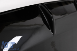 Rear Bumper Valance Air Diffuser suitable for Skoda Octavia II (2004-2009) Piano Black-image-6089814