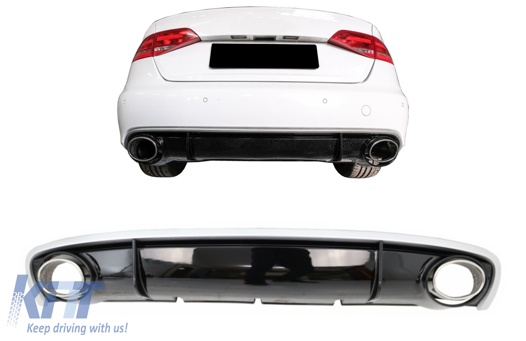 Audi B8 A4 Avant Rear Diffuser