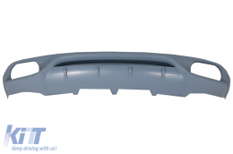 Rear Bumper Valance Diffuser Suitable for Audi A4 B8 Sedan Pre Facelift (2007-2012)-image-6010868