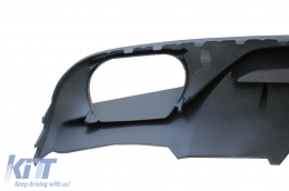 Rear Bumper Valance Diffuser Suitable for Audi A4 B8 Sedan Pre Facelift (2007-2012)-image-6010875