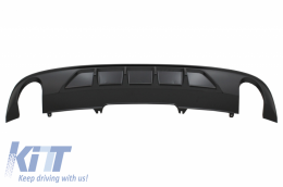 Rear Bumper Valance Diffuser suitable for Audi A4 B9 8W Sedan Avant (2016-2018) Sport Design For Standard Edition