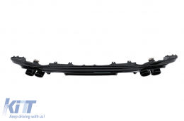 Rear Bumper Valance Diffuser suitable for Audi A4 B9 8W Facelift (2020-) only S-line RS Design-image-6086975