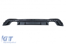 Rear Bumper Valance Diffuser suitable for Audi A4 B9 8W Facelift (2020-) only S-line RS Design-image-6086982