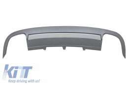 Rear Bumper Valance Diffuser suitable for Audi A5 8T 4D Sportback S-Line Non Facelift (2007-2011) S5 Design - RDAUA58TS54D