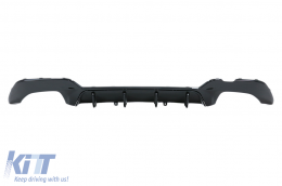 Rear Bumper Valance Diffuser suitable for BMW 3 Series G20 G28 Sedan G21 Touring (2019-up) M340i M Look Black-image-6094357