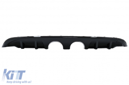 Rear Bumper Valance Diffuser suitable for VW Golf 6 VI (2008-2012) R20 Look only for Standard Bumper Piano Black