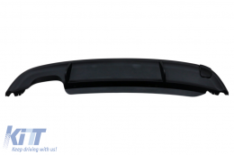 Rear Bumper Valance Diffuser suitable for VW Golf 6 VI (2008-2012) for Standard Bumper Piano Black