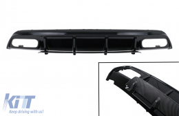 Rear Bumper Valance Diffuser suitable for Mercedes W176 A-Class (2013-2018) A45 Facelift Design Look