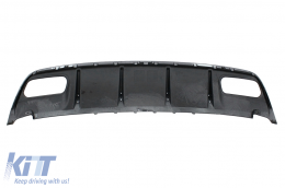 Rear Bumper Valance Diffuser suitable for Mercedes A-Class W176 (2013-2018) A45 Facelift Design Carbon Film-image-6227535