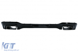 Rear Bumper Valance Diffuser with Chrome Exhaust Tips suitable for BMW 2 Series F44 Gran Coupé (2020-up) M235I Design-image-6094579