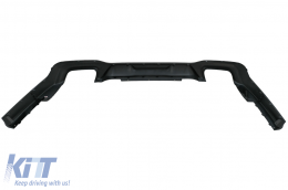 Rear Bumper Valance Diffuser with Chrome Exhaust Tips suitable for BMW 2 Series F44 Gran Coupé (2020-up) M235I Design-image-6094582
