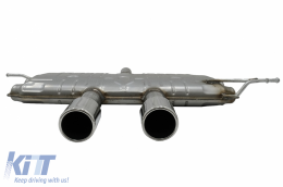 Rear Bumper with Complete Exhaust System suitable for VW Golf VI 6 (2008-2013) R20 Design-image-6086798