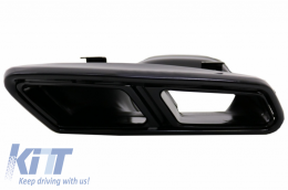 Rear Bumper With Exhaust Muffler Tips Black Edition suitable for Mercedes W222 S-Class (2013-up) S63 Design-image-6039922