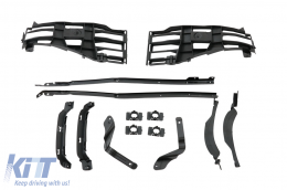 Rear Bumper with Exhaust Muffler Tips Chrome suitable for Mercedes S-Class W221 (2005-2013) S65 Design-image-6088551