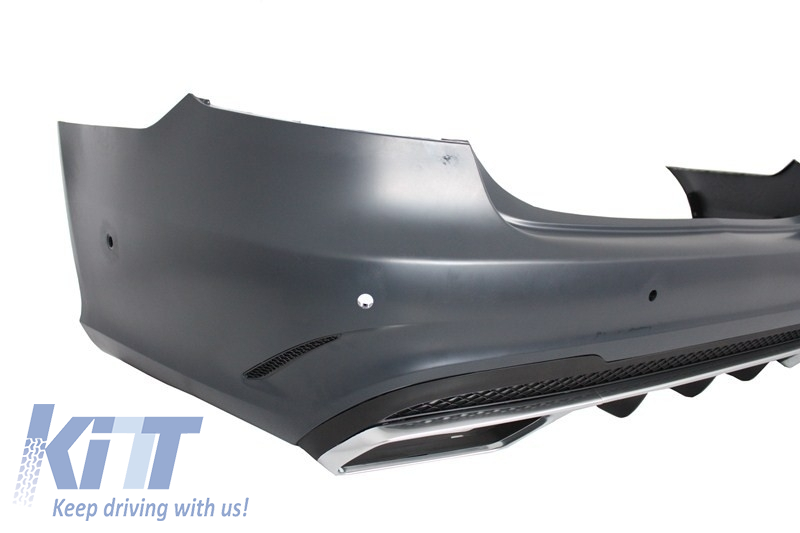 Rear Bumper with Exhaust Muffler Tips suitable for MERCEDES Benz W212 E