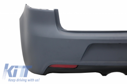 Rear Bumper with Exhaust System suitable for VW Golf VI (2008-2013) R20 Design Taillights Full LED Cherry Red (LHD and RHD) and Side Skirts-image-6051025