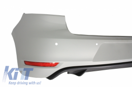 Rear Bumper with Exhaust System suitable for VW Golf 6 VI (2008-2012) GTI Design-image-6063777