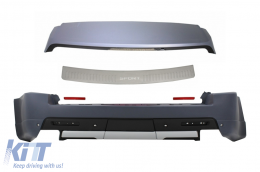 Rear Bumper with Foot Plate and Roof Spoiler suitable for Land Range Rover Sport L320 (2005-2009) Autobiography Design