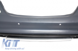 Rear Bumper with Muffler Tips suitable for MERCEDES S-Class W222 (2013-up) S65 Design-image-6022242