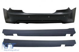 image-22-Rear Bumper with Side Skirts suitable for BMW 5 Series E60 LCI (2007-2010) M-Technik Design with PDC 18mm