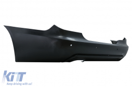 Rear Bumper with Side Skirts suitable for BMW 5 Series E60 LCI (2007-2010) M-Technik Design with PDC 18mm-image-6084339