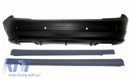 image-78-Rear Bumper With Side Skirts suitable for Mercedes C-Class W204 (2007-2012) C63 Design