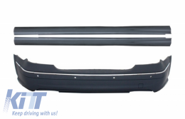 Rear Bumper with Side Skirts suitable for Mercedes E-Class W211 (2003-2009) with PDC - CORBMBW211AMGSSPDC
