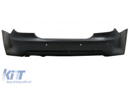 Rear Bumper with Twin Sport Muffler Exhaust System suitable for BMW 5 Series E60 (2003-2007) M-Technik Design-image-6031642
