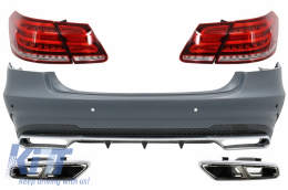 Rear Conversion Package suitable for Mercedes E-Class W212 (2009-2012) to Facelift E63 Design - CORBMBW212FAMGT5