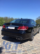 Rear Conversion Package suitable for Mercedes E-Class W212 (2009-2012) to Facelift E63 Design-image-6023456