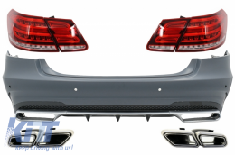 Rear Conversion Package suitable for Mercedes E-Class W212 (2009-2012) to Facelift E63 Design - CORBMBW212FAMGT3