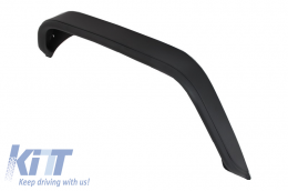 Rear Crusher Tube Flat Steel Fender Flares suitable for Jeep Wrangler / Rubicon JK (2007-2017)-image-6022383