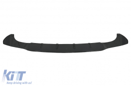 Rear Diffuser and Exhaust Tips suitable for Mercedes CLA X118 Shooting Brake C118 Coupe Sport Line (2019-up) CLA45S Design Aerodynamic Night Package-image-6090627